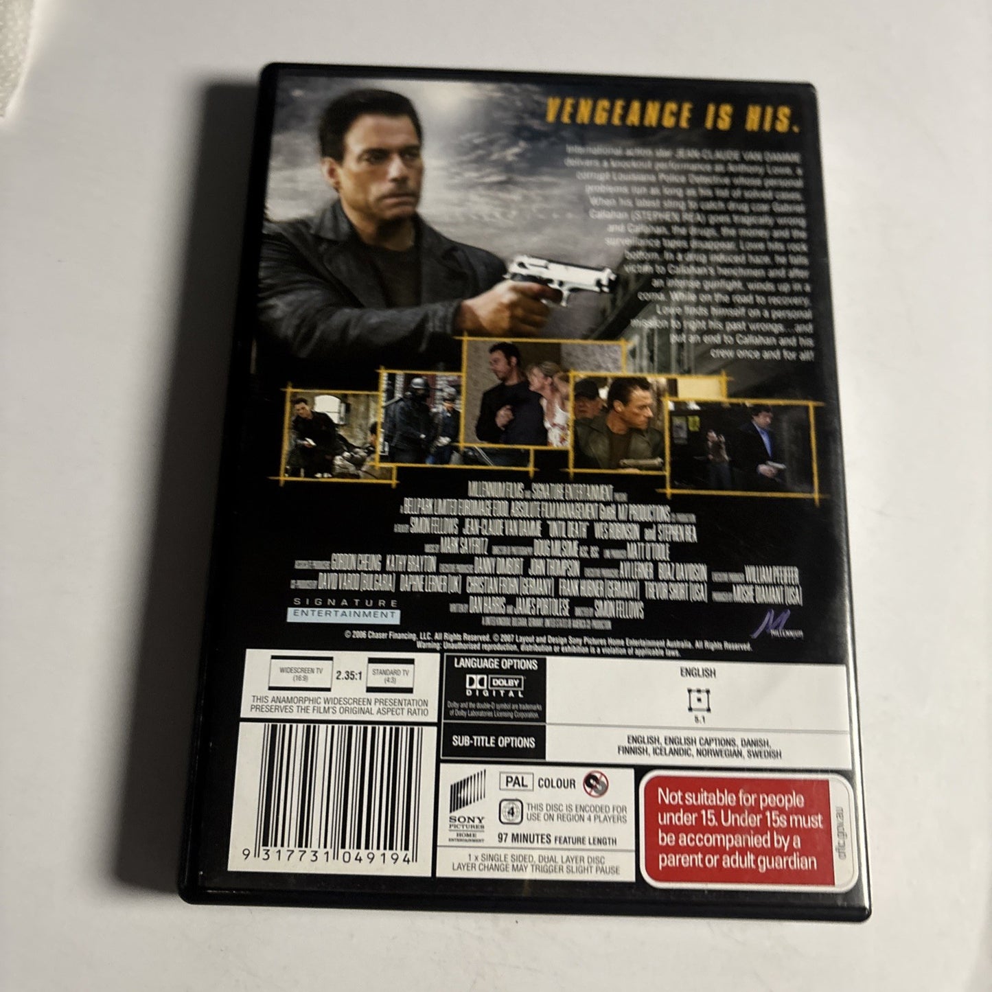 Until Death (DVD, 2007) Jean-Claude Van Damme Region 4