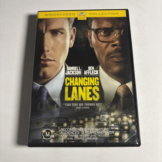 Changing Lanes (DVD, 2002) Samuel L Jackson, Ben Affleck Region 4