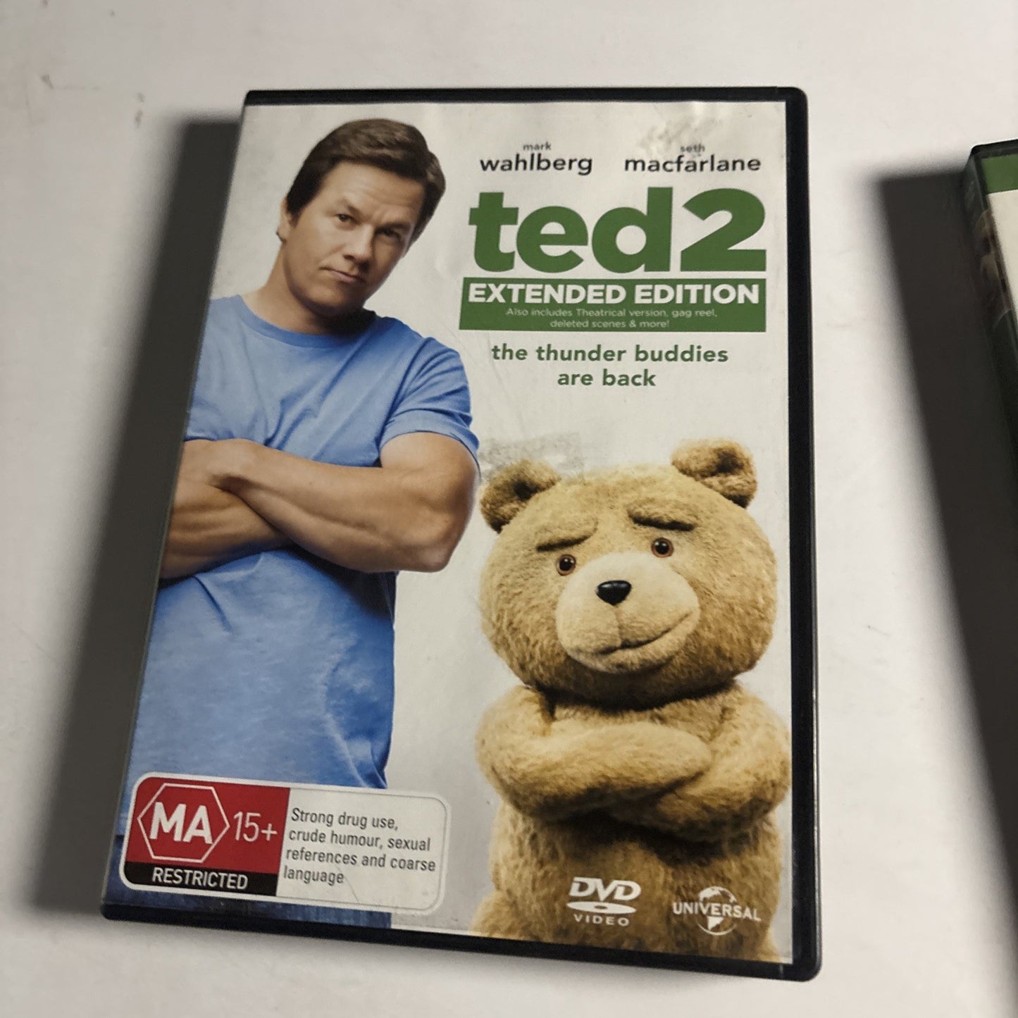 Ted / Ted 2 Extended Edition (DVD, 2015) Mark Wahlberg Region 4 &2