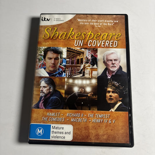 Shakespeare Uncovered (DVD, 2012) Ethan Hawke, Jude Law, Region 4