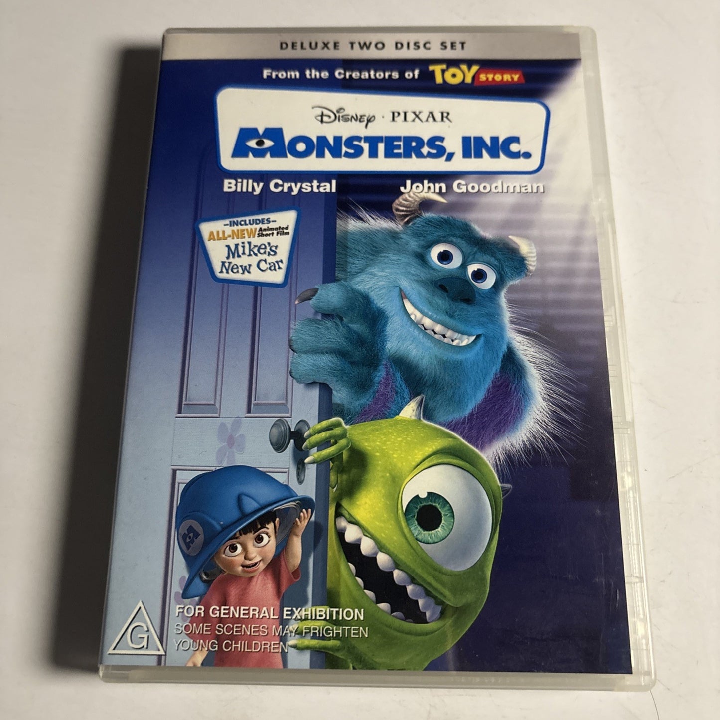 Monsters Inc (DVD, 2001) Billy Crystal, John Goodman Disney Animation Region 4