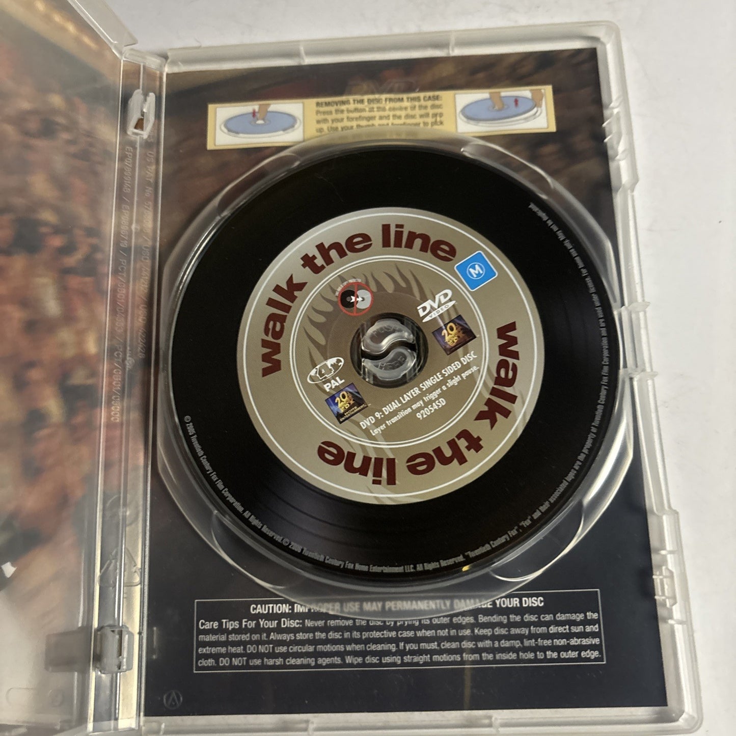 Walk The Line (DVD, 2005) Joaquin Phoenix, Reese Witherspoon  Region 4