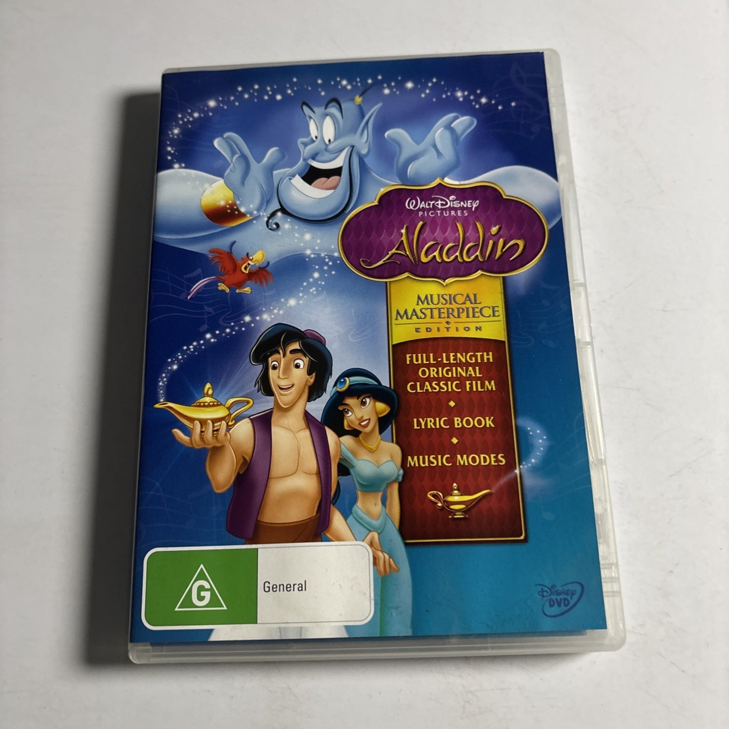 Aladdin (Limited Edition, DVD, 2008) Disney Animated Film Region 4 NEW