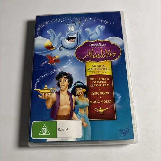 Aladdin (Limited Edition, DVD, 2008) Disney Animated Film Region 4 NEW