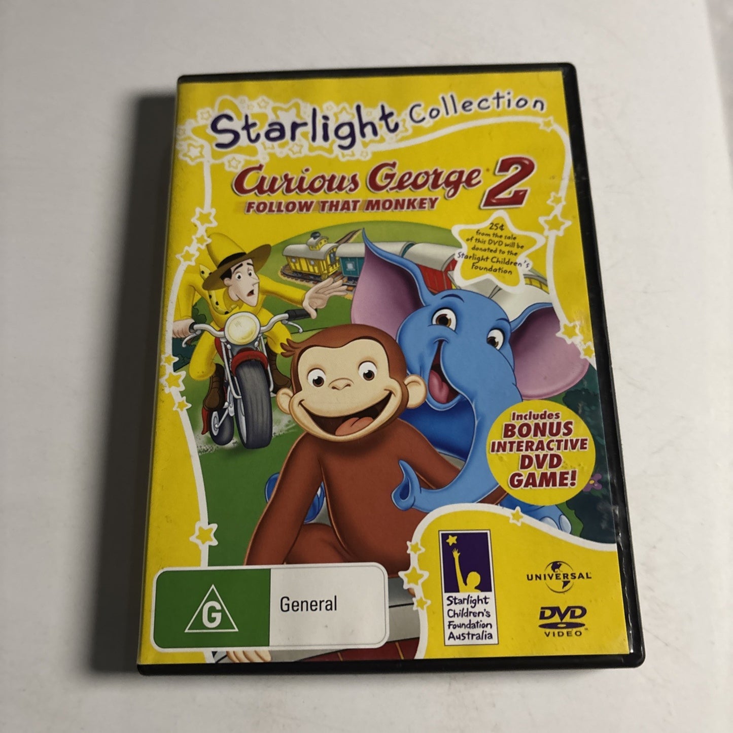 Curious George 2 : Follow That Monkey! (DVD, 2009, 2-Disc) Region 4 &2