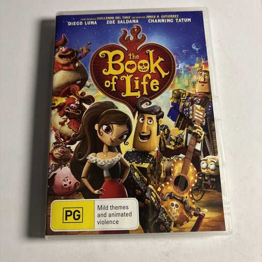 The Book Of Life (DVD, 2014) Channing Tatum Animation Region 4 NEW