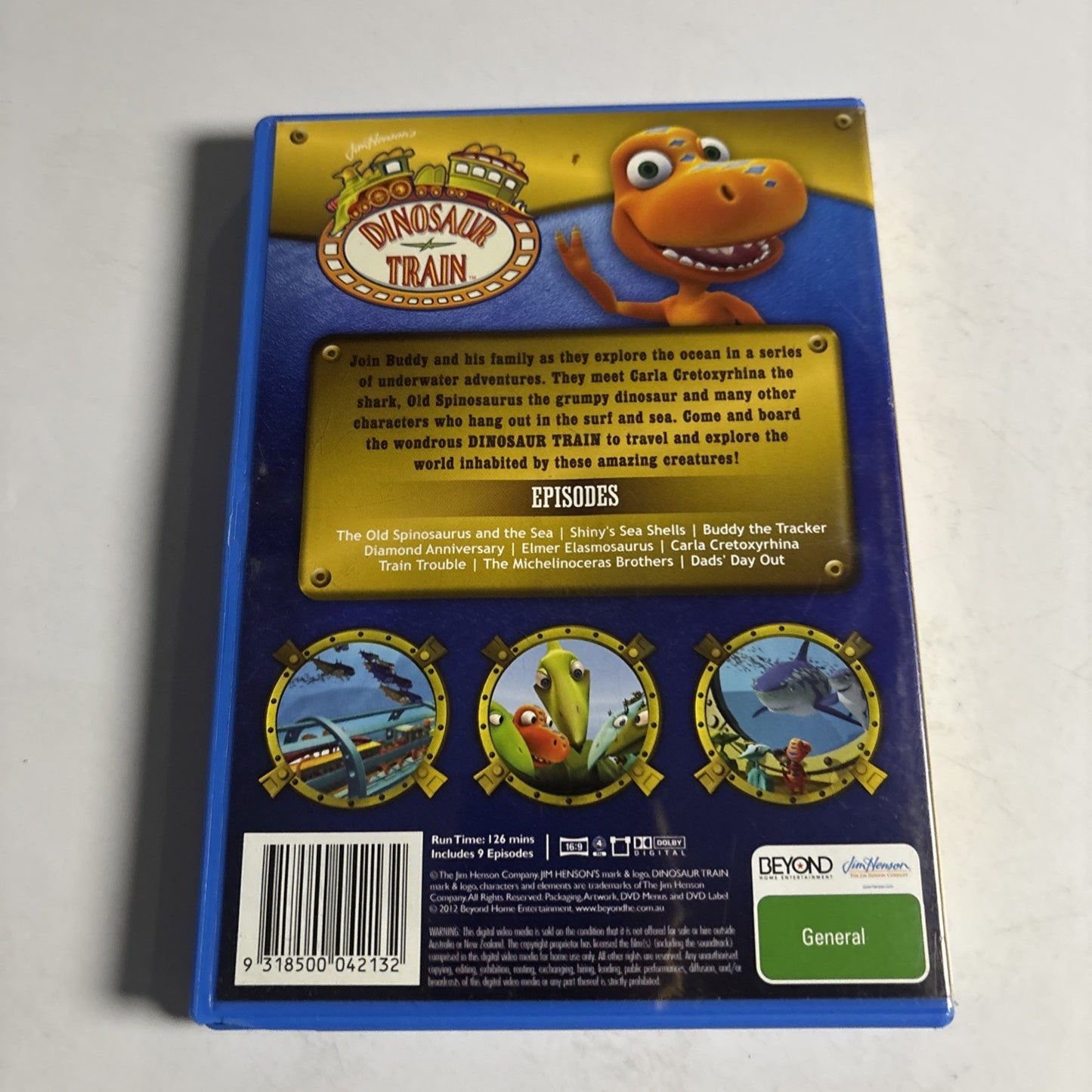 Jim Henson's Dinosaur Train: Under the Sea (DVD, 2009) Region 4