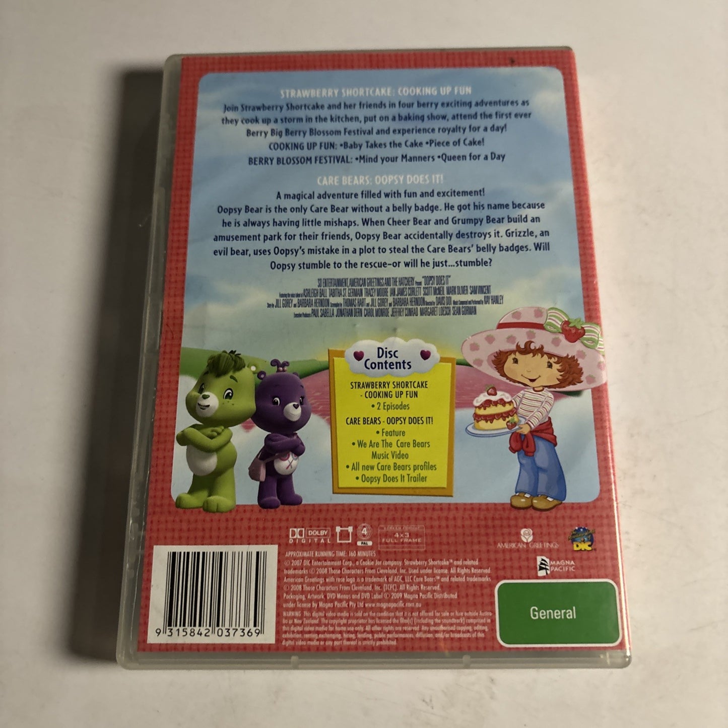 Strawberry Shortcake: Cooking Up Fun / Care Bears-Oopsy Does It DVD Region 4