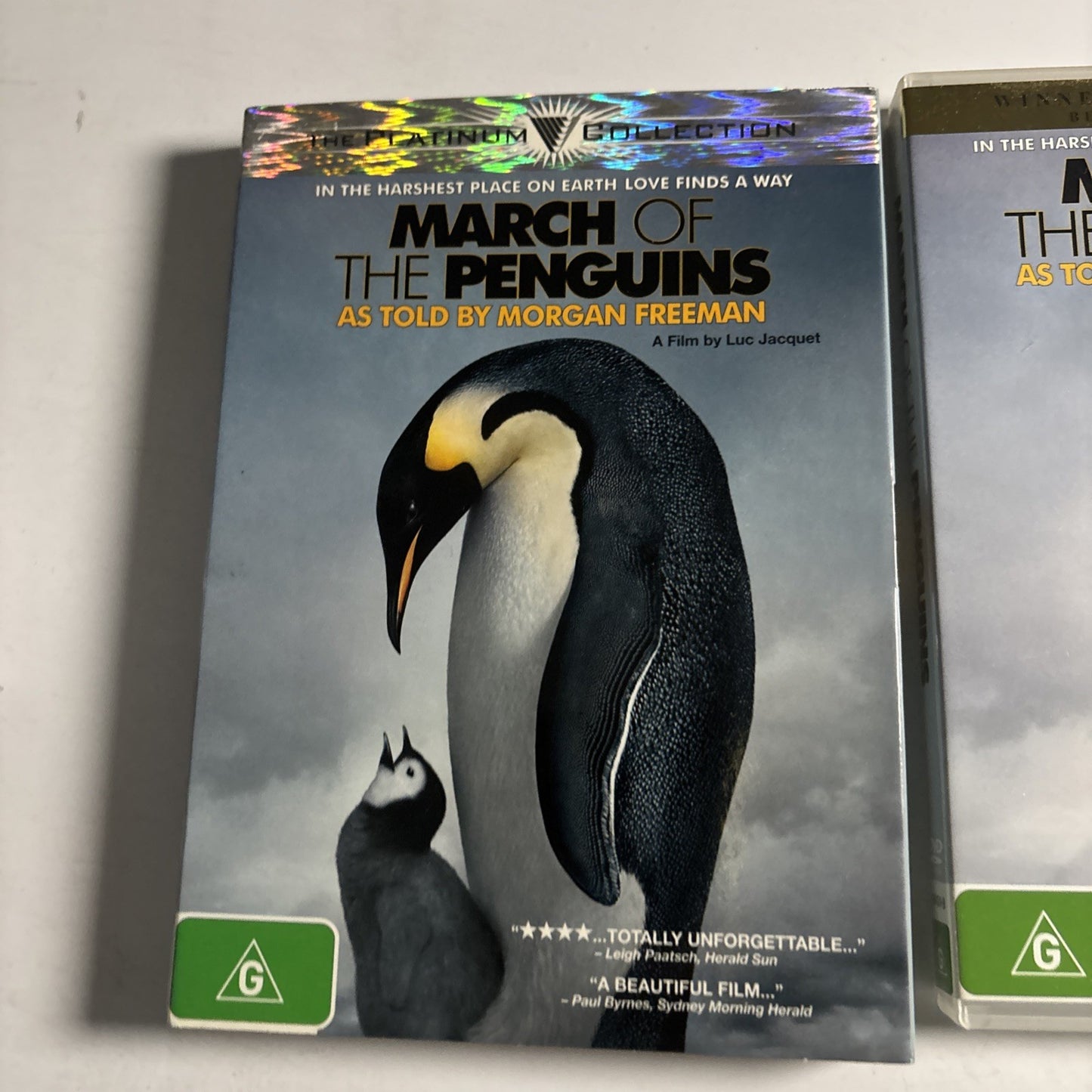 March Of The Penguins (DVD, 2005) Morgan Freeman  Region 4