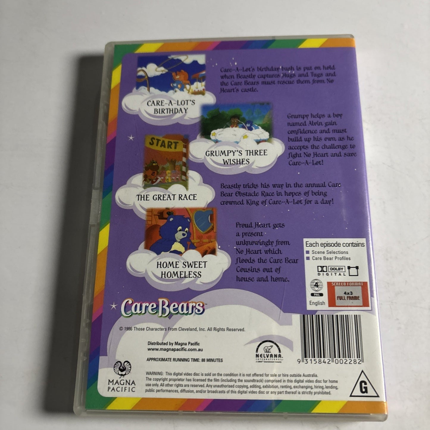 Care Bears : Volume 1 (DVD, 1988) Region 4