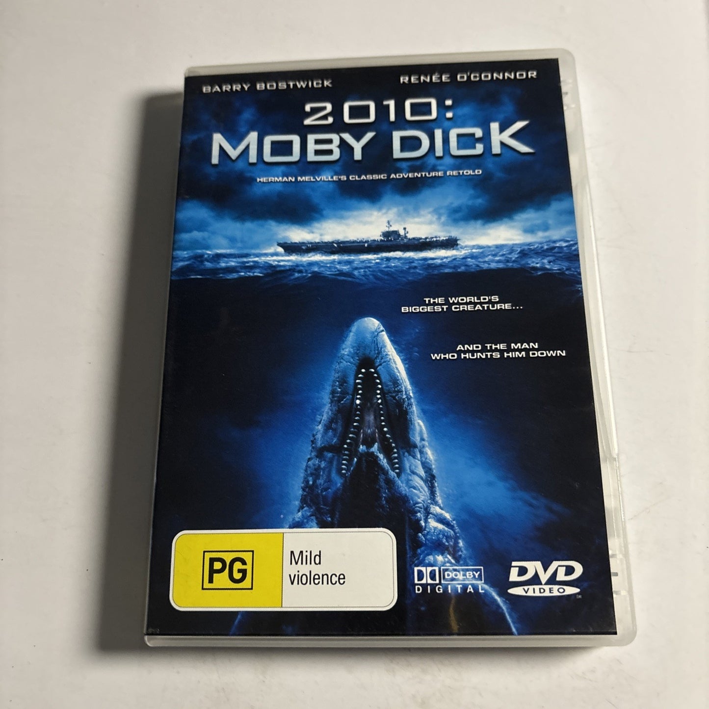 2010: Moby Dick (DVD, 2010) Barry Bostwick, Renée O'Connor  All Regions
