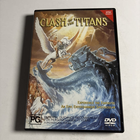 Clash Of The Titans (DVD, 1981) Laurence Oliver Region 4 NEW