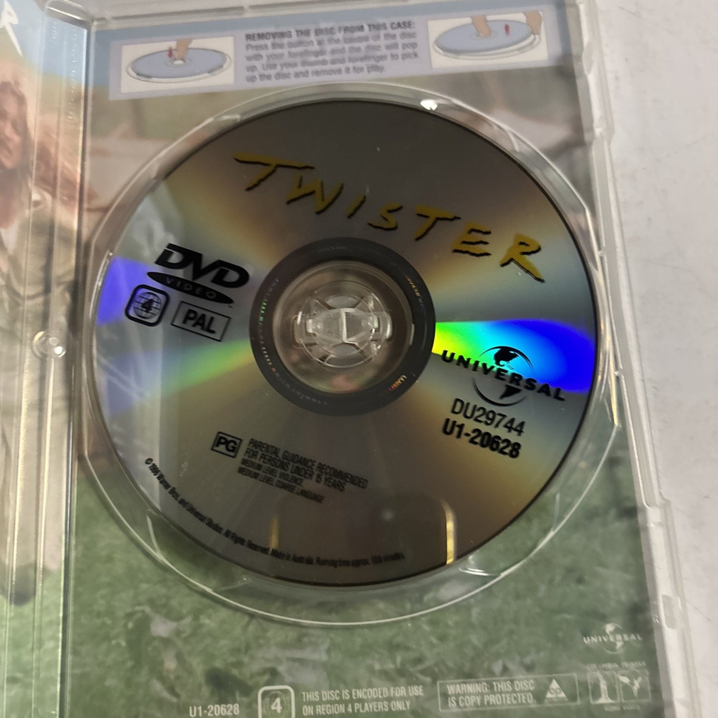 Twister (DVD, 1996) Bill Paxton, Helen Hunt Region 4