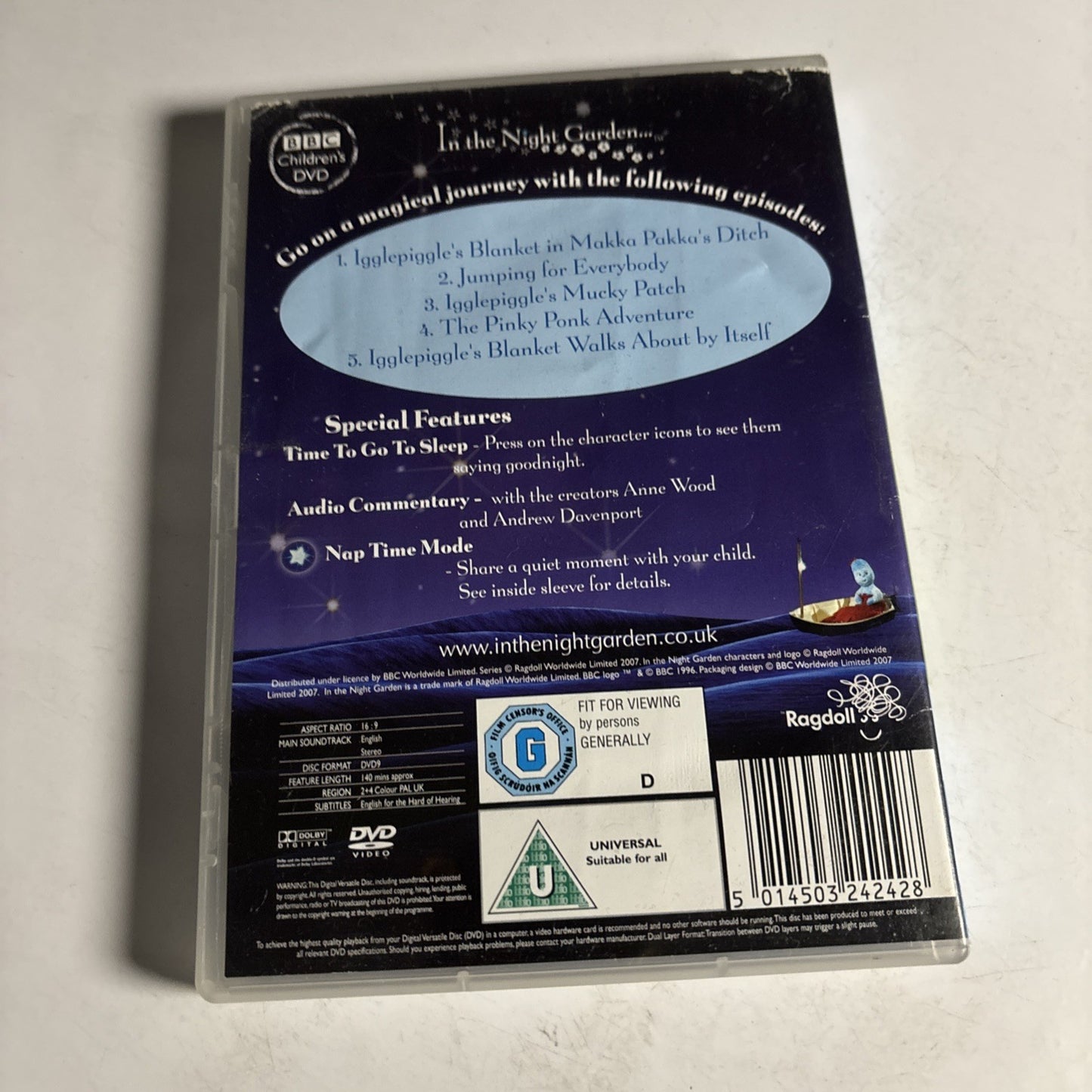 In The Night Garden: Hello Iggle Piggle (DVD, 2007) Region 4 &2