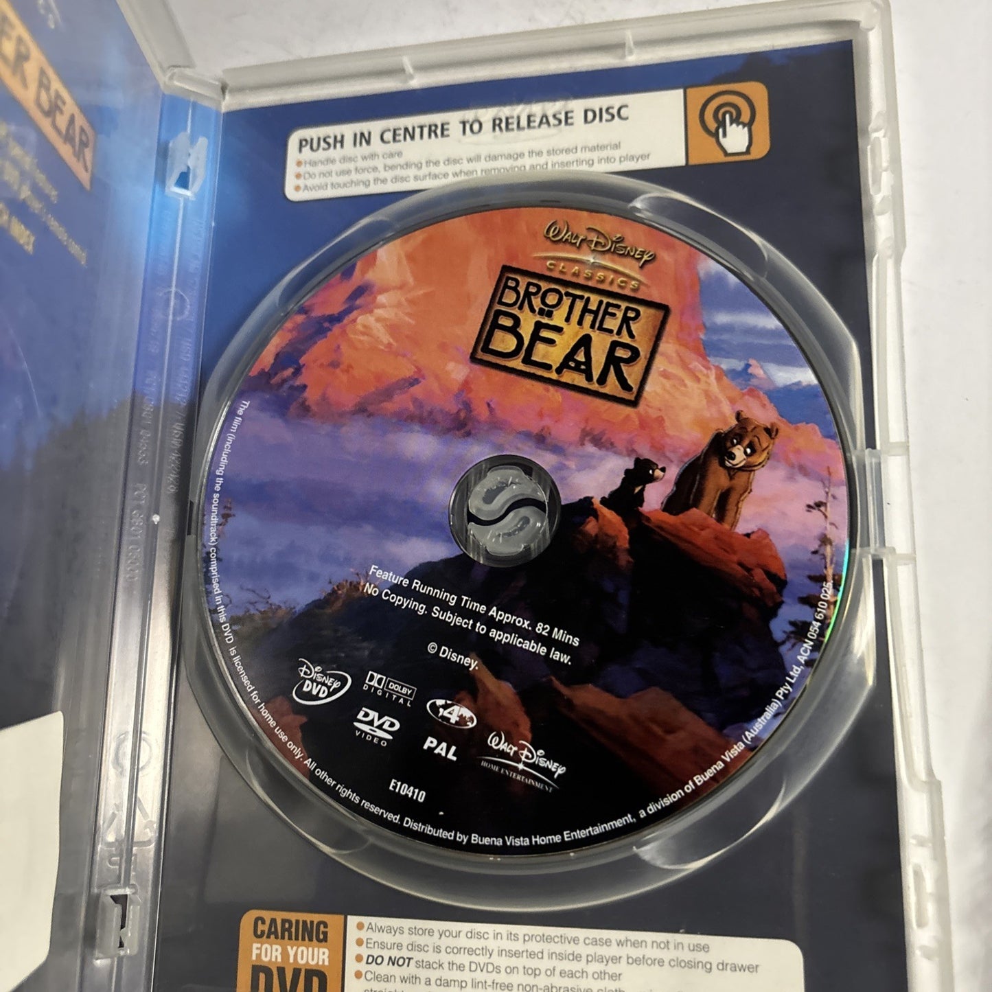 Brother Bear (DVD, 2004) Disney Animated Film Region 4