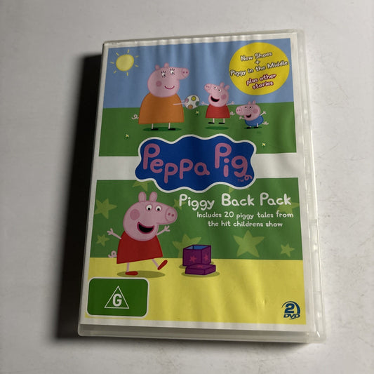 Peppa Pig Piggy Back Pack : Collection 2 (DVD, 2004, 2-Disc) Region 4
