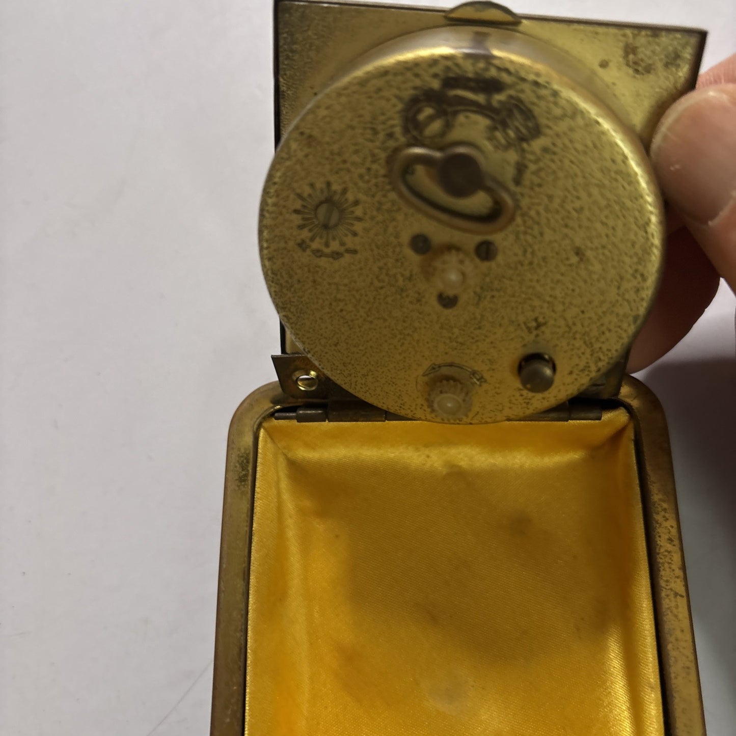 Europa 7 Jewels Pocket Watch Windup Made Germany *Not Working For Parts/Repair