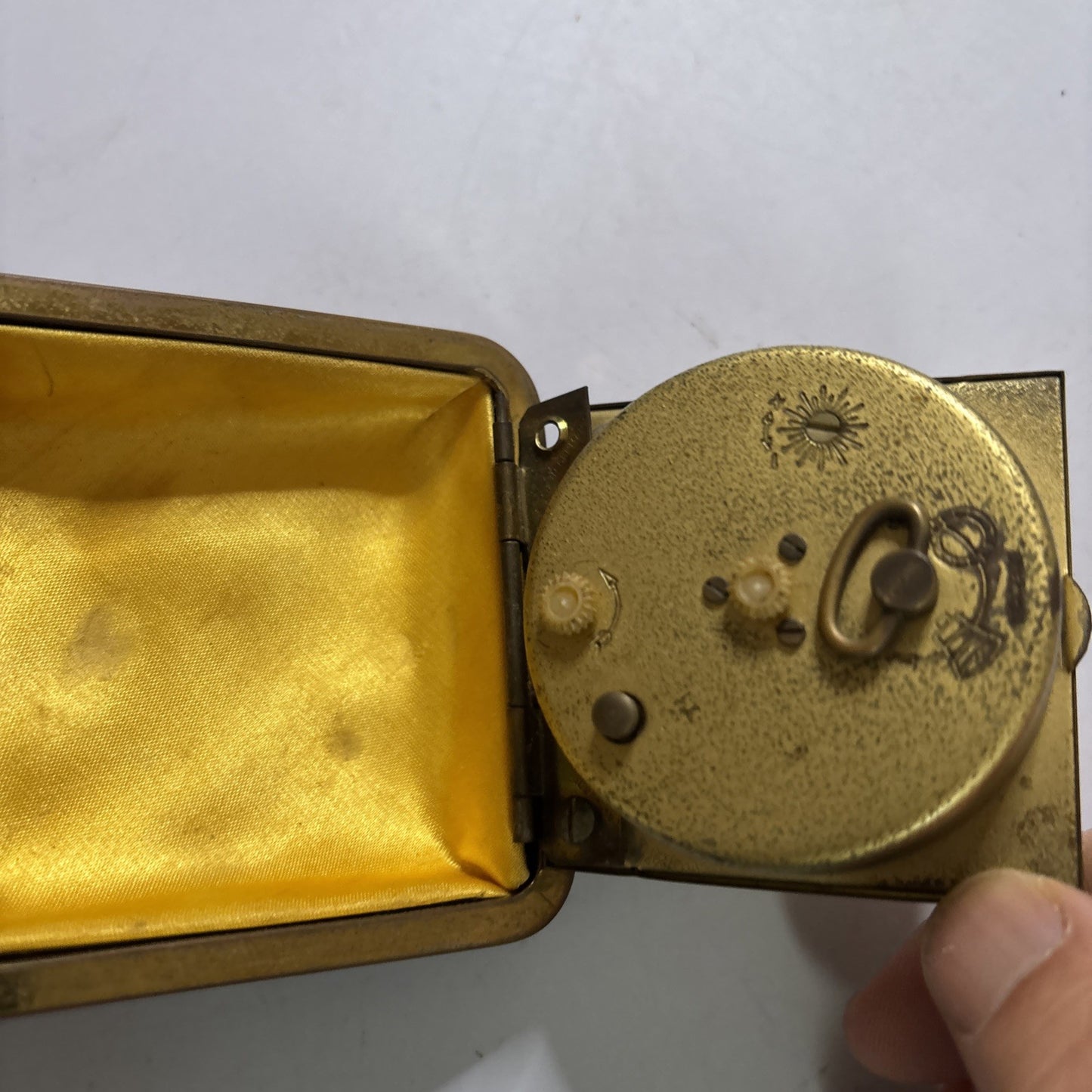 Europa 7 Jewels Pocket Watch Windup Made Germany *Not Working For Parts/Repair