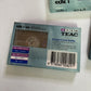 3x TEAC Audio Cassette Tapes 60Mins CDX 1 Superferro Type 1 Blank *New Sealed*
