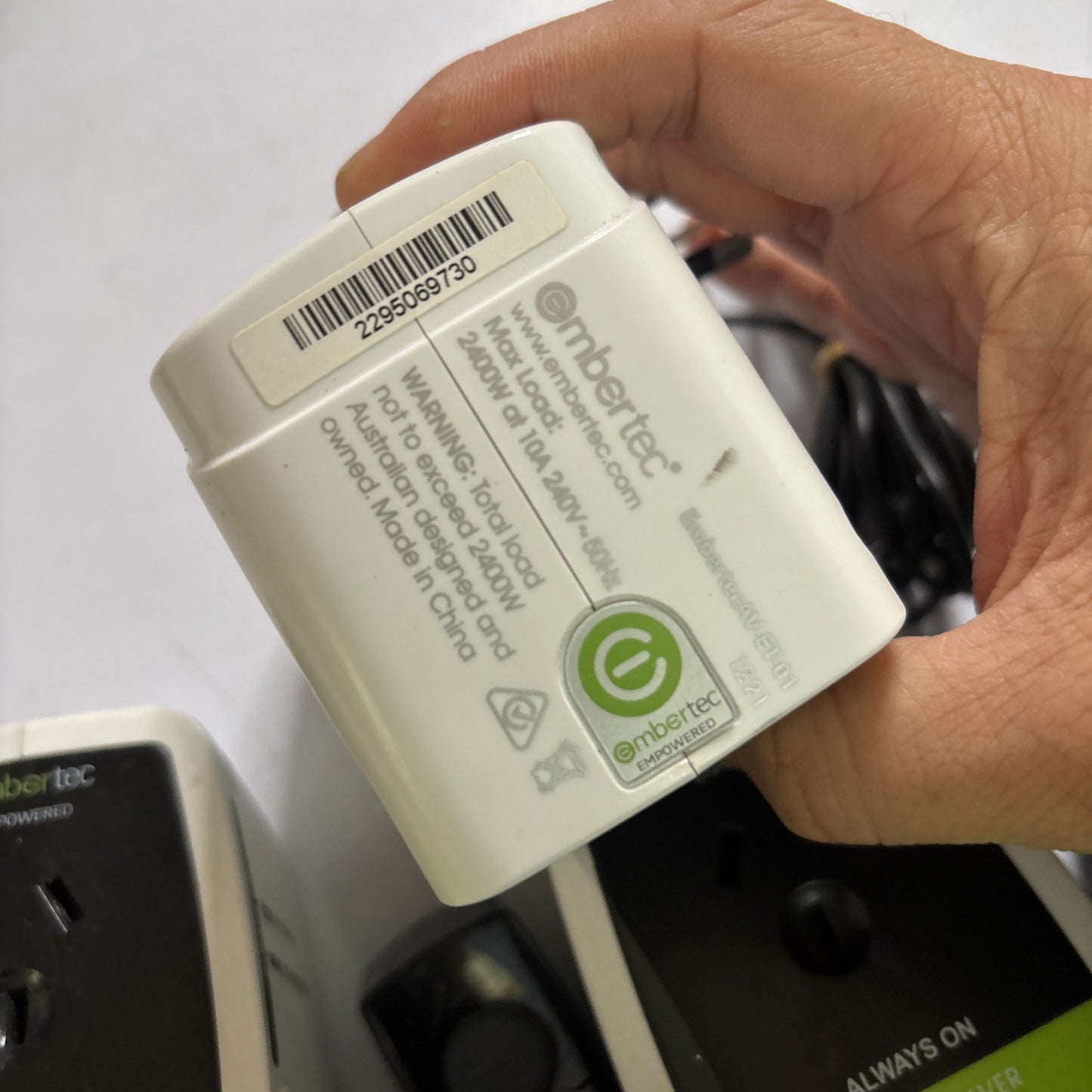 3x Embertec SmartSwitch AV Embertec Power Saving Plug AV-ET-01