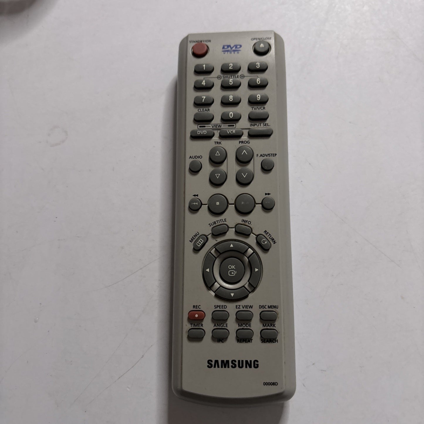 Genuine Samsung 00008D Remote Control For DVD Player