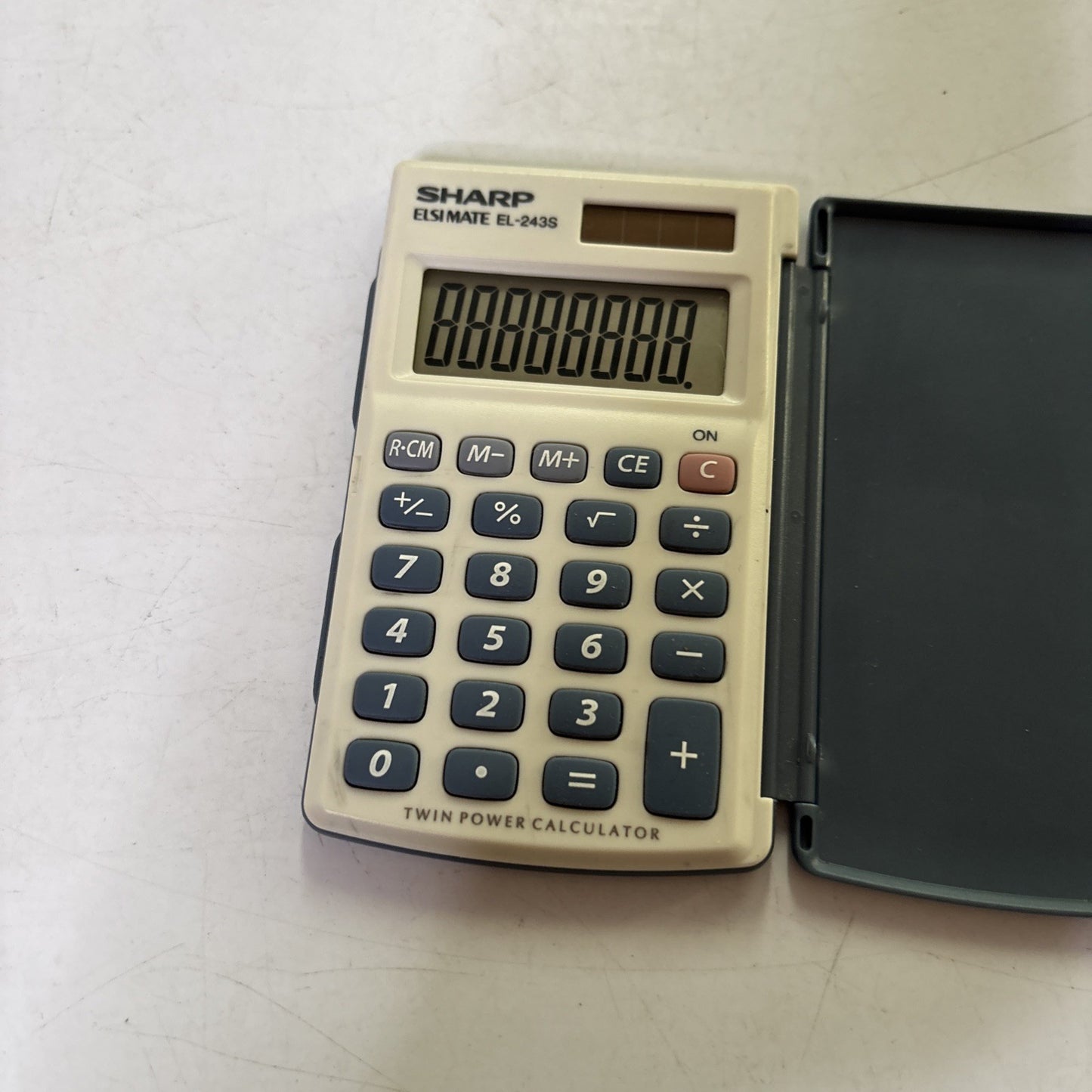 Sharp ELSI Mate EL-243S Calculator Twin Powered Solar & Battery