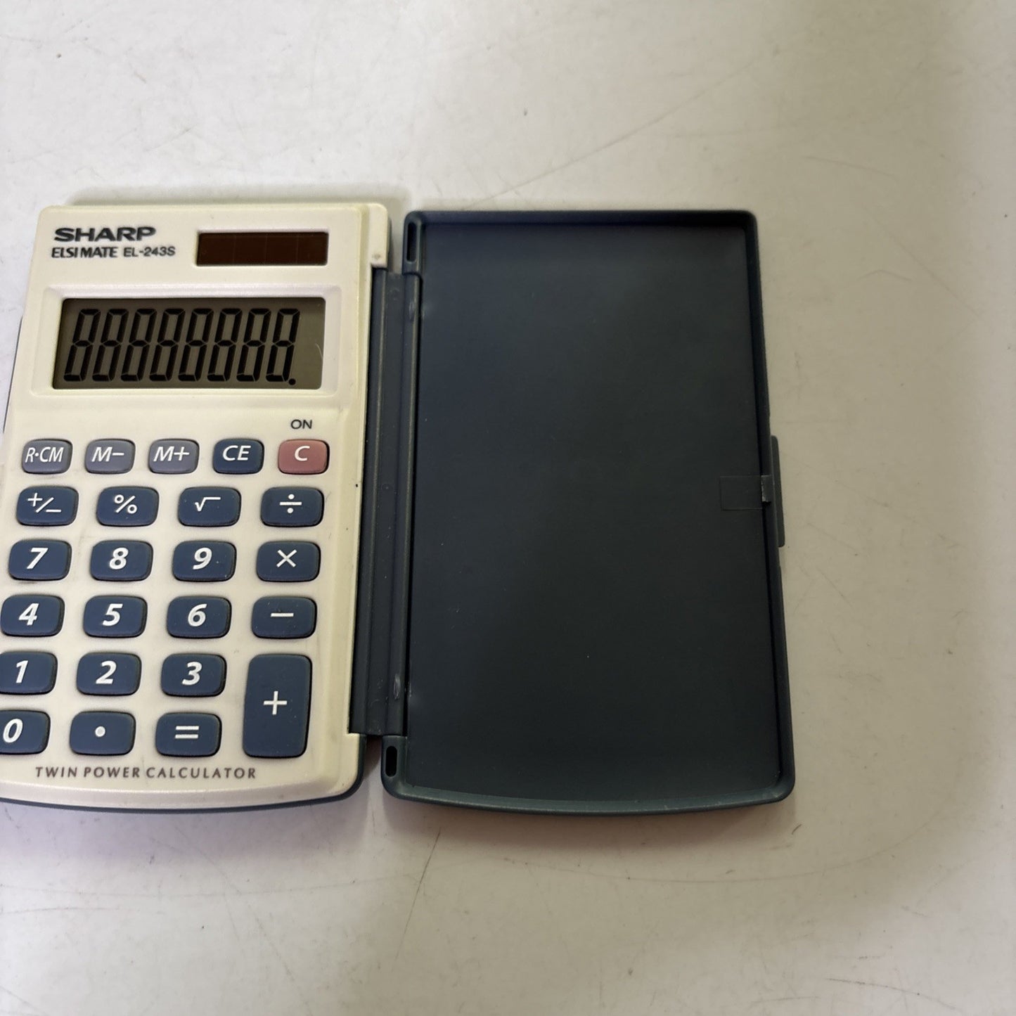 Sharp ELSI Mate EL-243S Calculator Twin Powered Solar & Battery