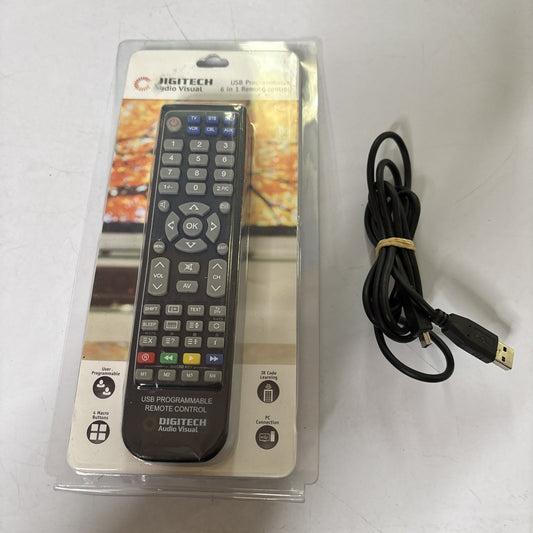 Digitech USB Programmable 6 In 1 Remote Control Universal AR-1719
