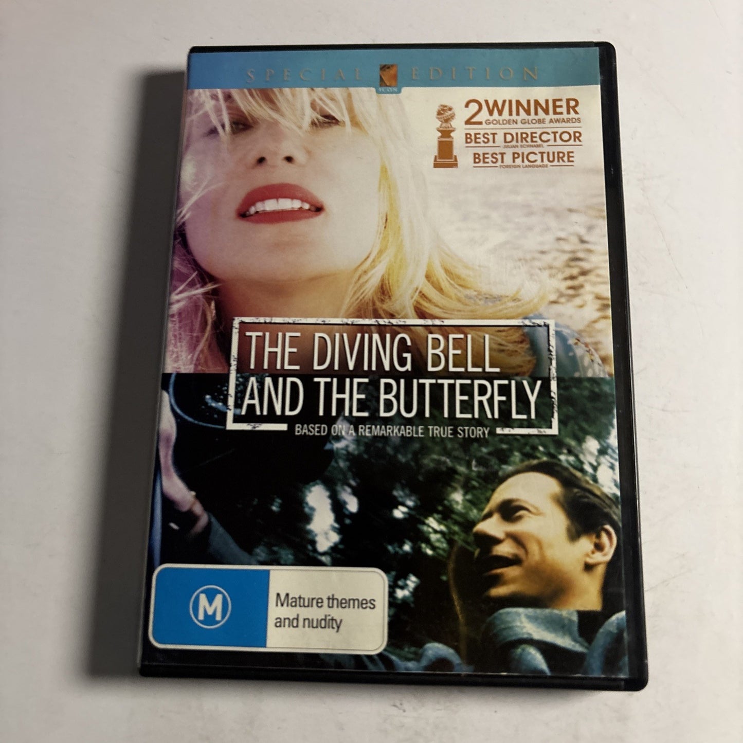 The Diving bell and the butterfly (DVD, 2007) Ronald Harwood Region 4