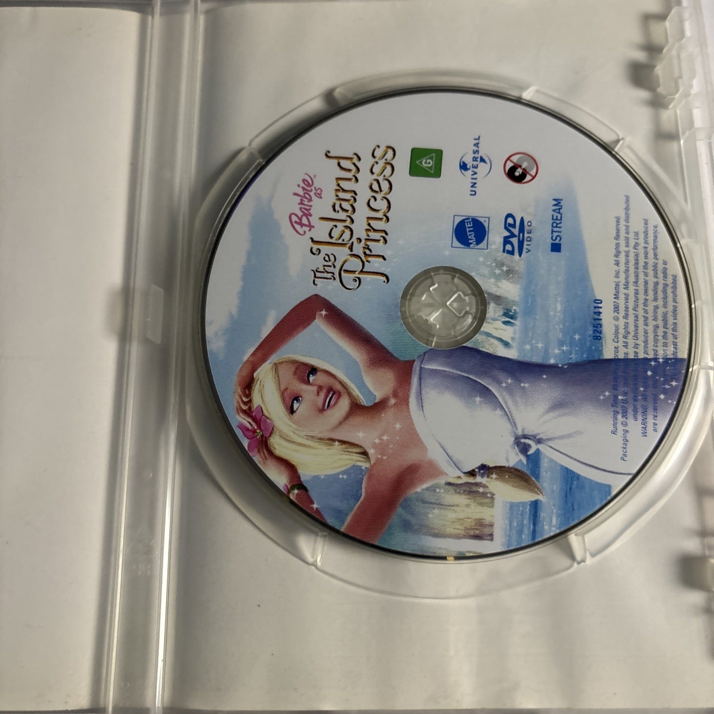 Barbie - The Island Princess (DVD, 2007)  Region 4 &2