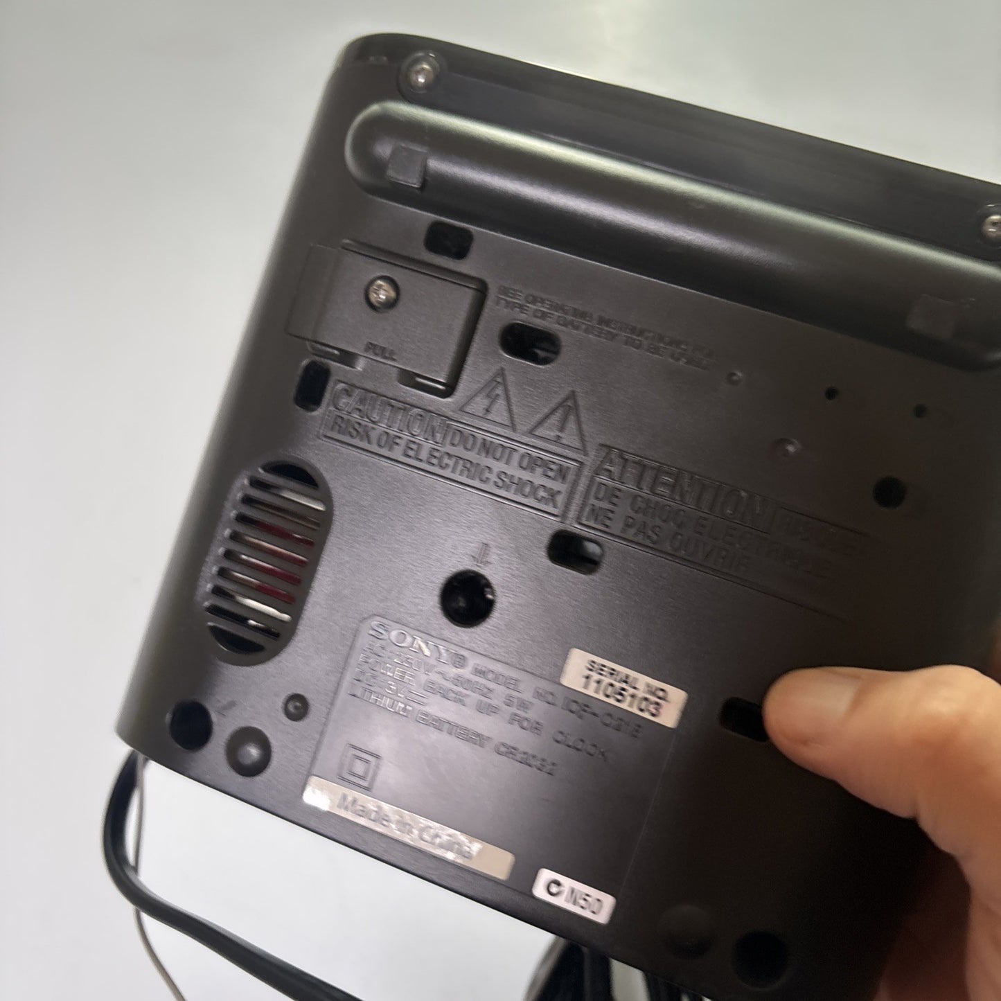 Sony Dream Machine Alarm Clock Radio AM/FM ICF-C218