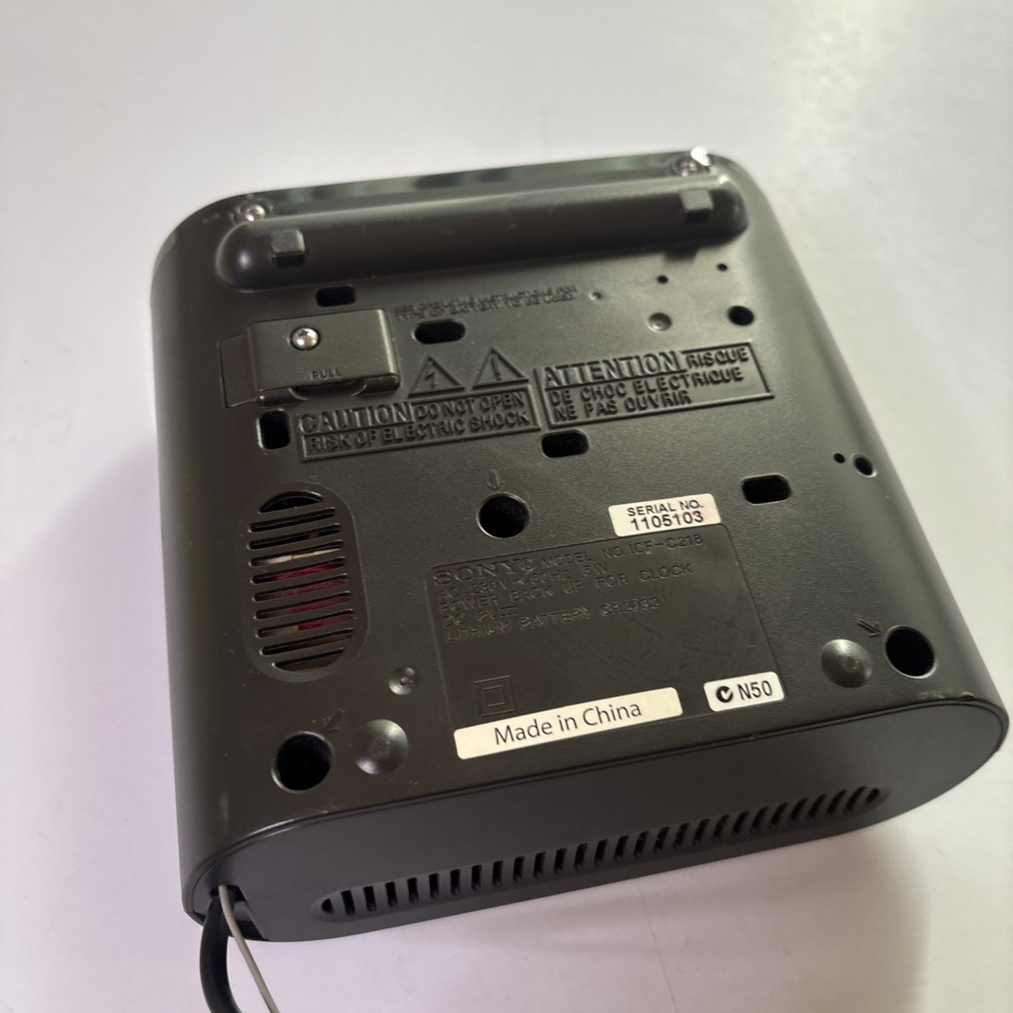 Sony Dream Machine Alarm Clock Radio AM/FM ICF-C218