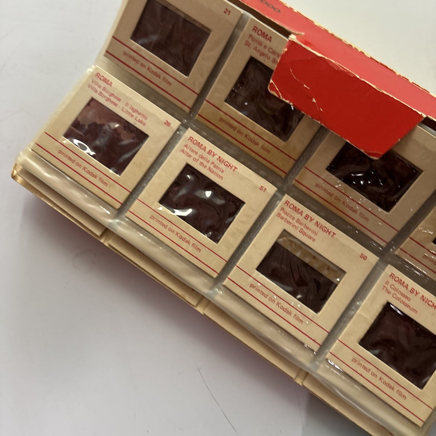 Souvenir Color Slides On Kodak Film: Roma, Vatican, Verona