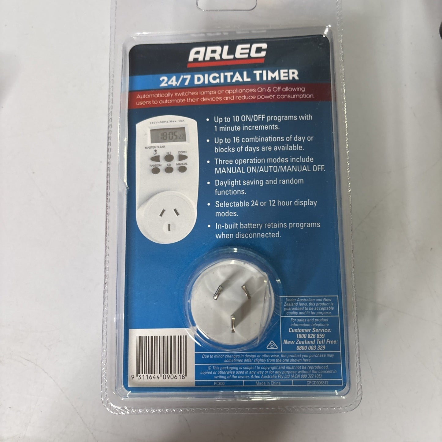 Arlec 24/7 Digital Timer *New Sealed*