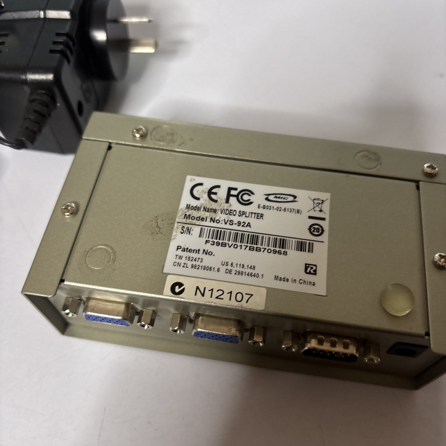 Aten Video Splitter 1 To 2 VGA Duplicator VS-92A