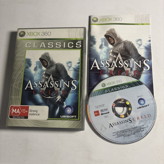 Assassins Creed Microsoft Xbox 360 Video Game Manual PAL