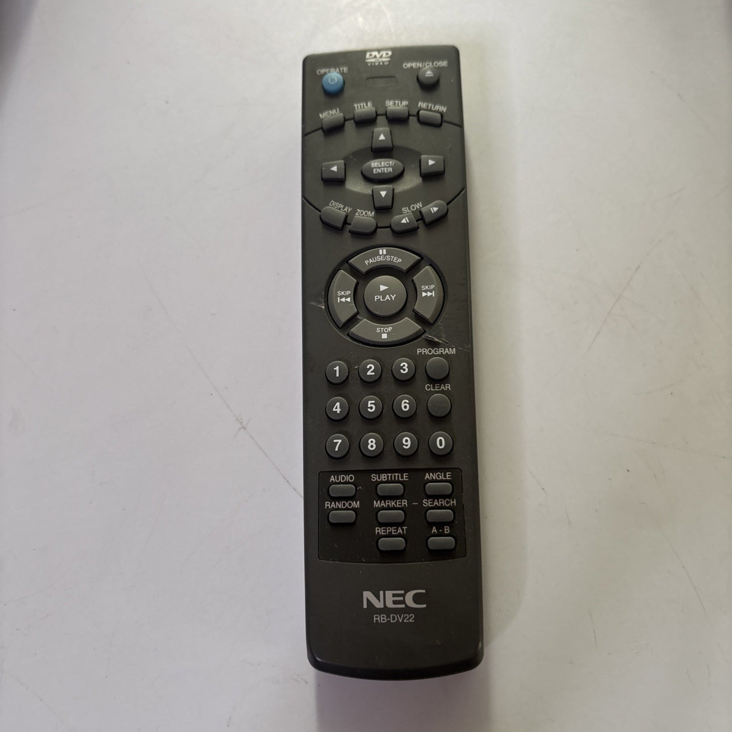 Genuine NEC RB-DV22 Remote Control For DVD Player