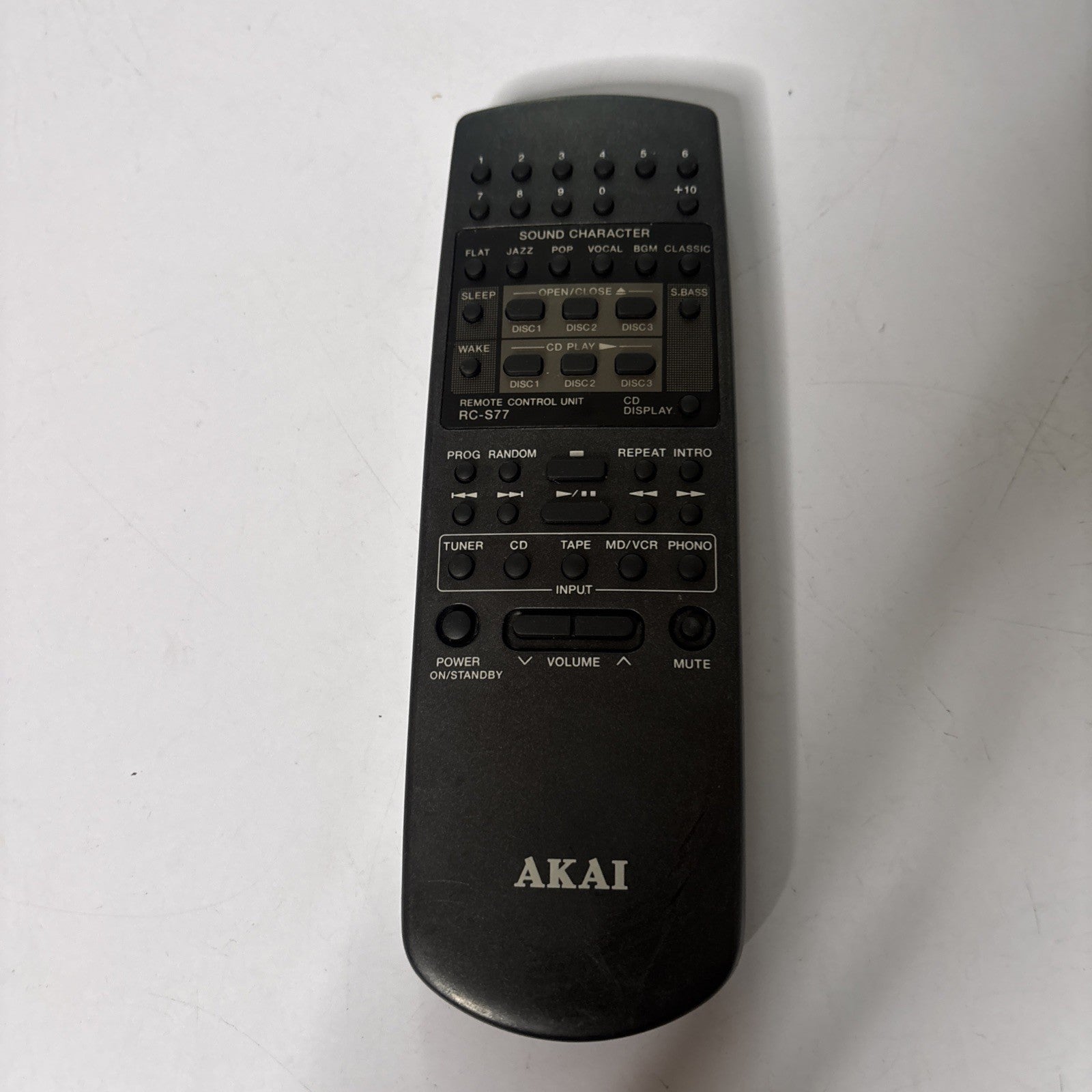 Genuine Akai RC-S77 Remote Control – Retro Unit