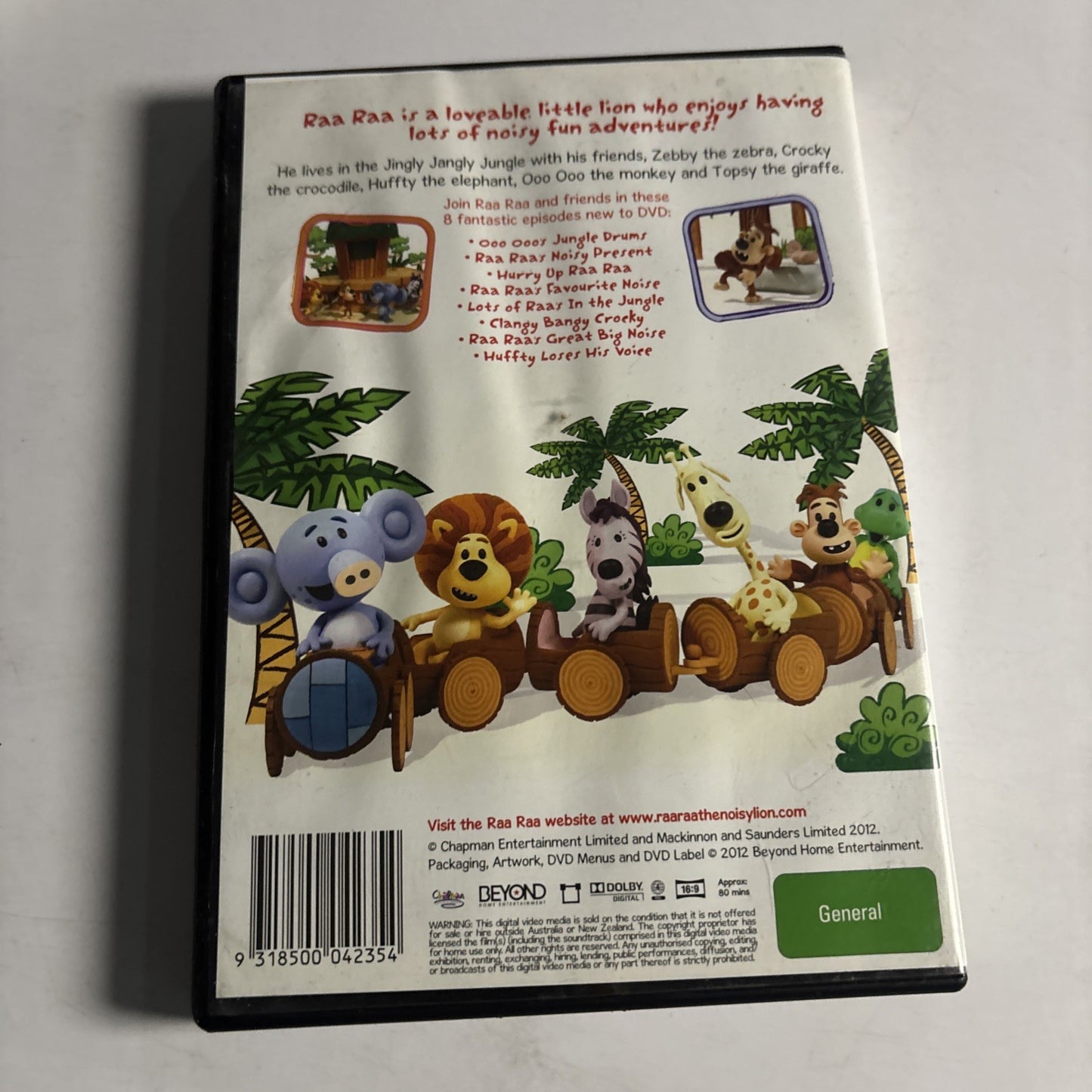 Raa Raa the Noisy Lion - Great Big Noise (DVD, 2011) Region 4