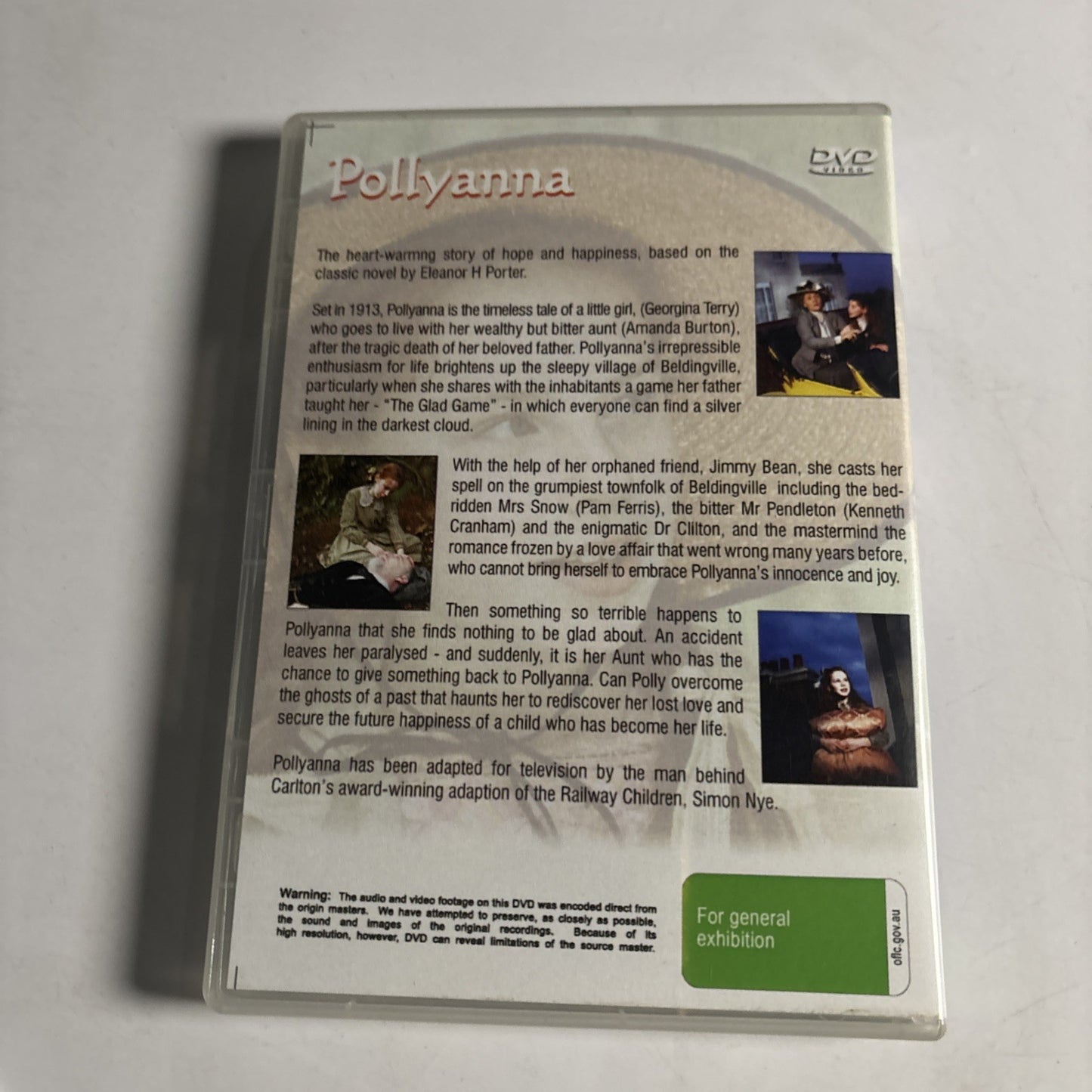 Pollyanna (DVD, 2003) Amanda Burton, Georgina Terry All Regions NEW