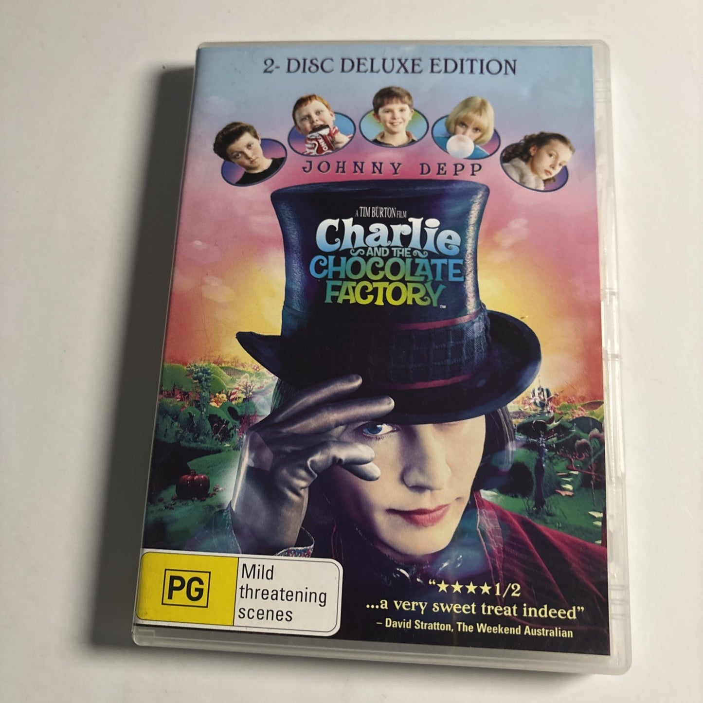 Charlie and the Chocolate Factory (DVD, 2005) Johnny Depp  Region 4
