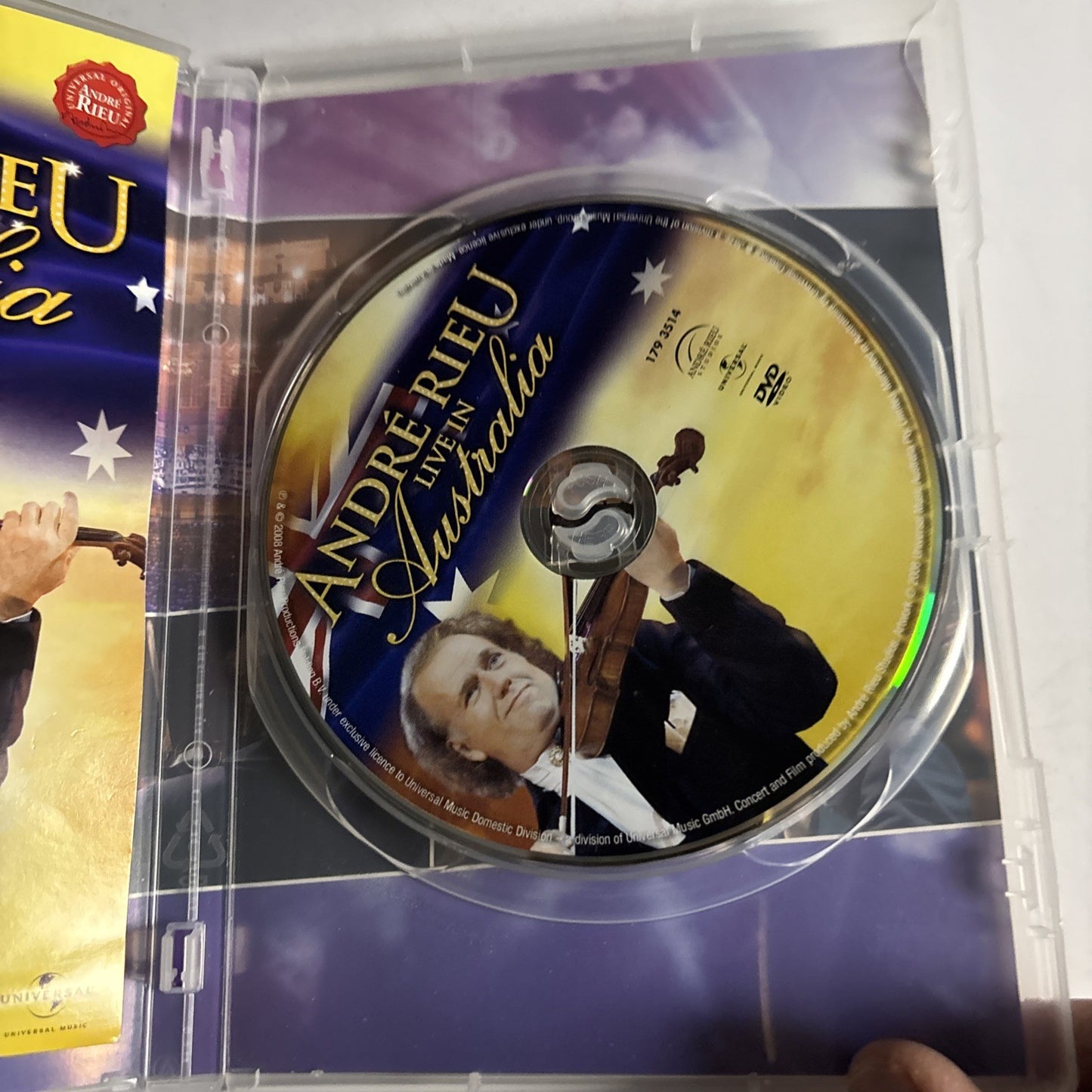 Andre Rieu - Live In Australia (DVD, 2008) All Regions