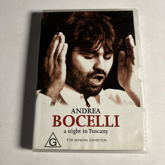 Andrea Bocelli A Night in Tuscany (DVD, 2004) Region 4