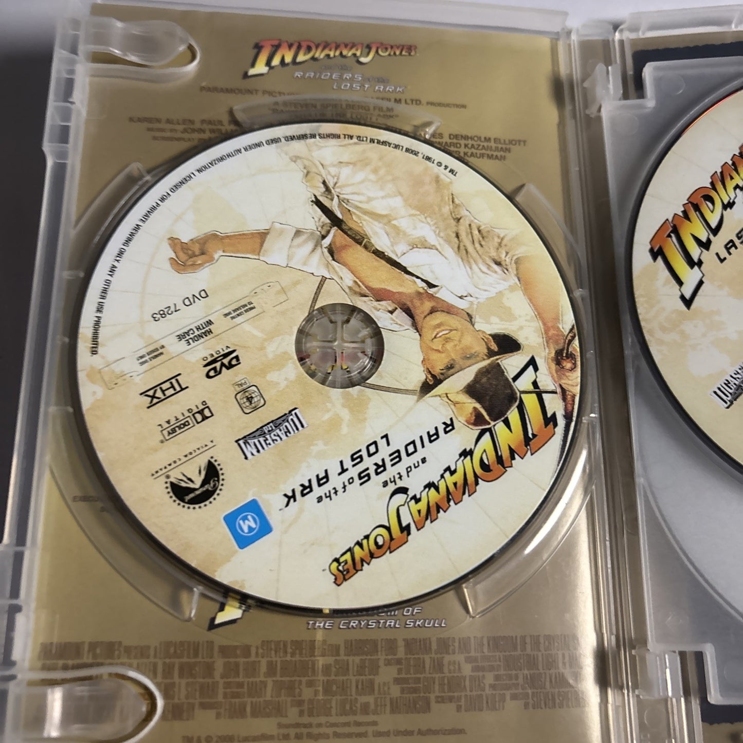 Indiana Jones - The Complete Adventure Collection (DVD, 2015, 4-Disc) Region 4