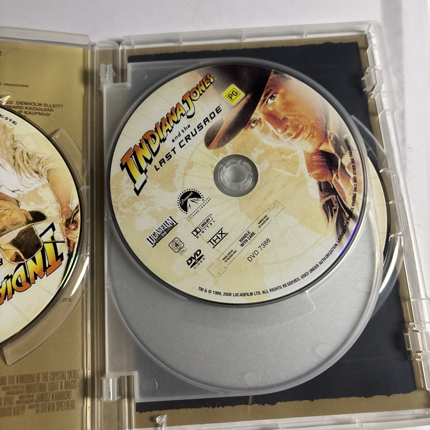 Indiana Jones - The Complete Adventure Collection (DVD, 2015, 4-Disc) Region 4