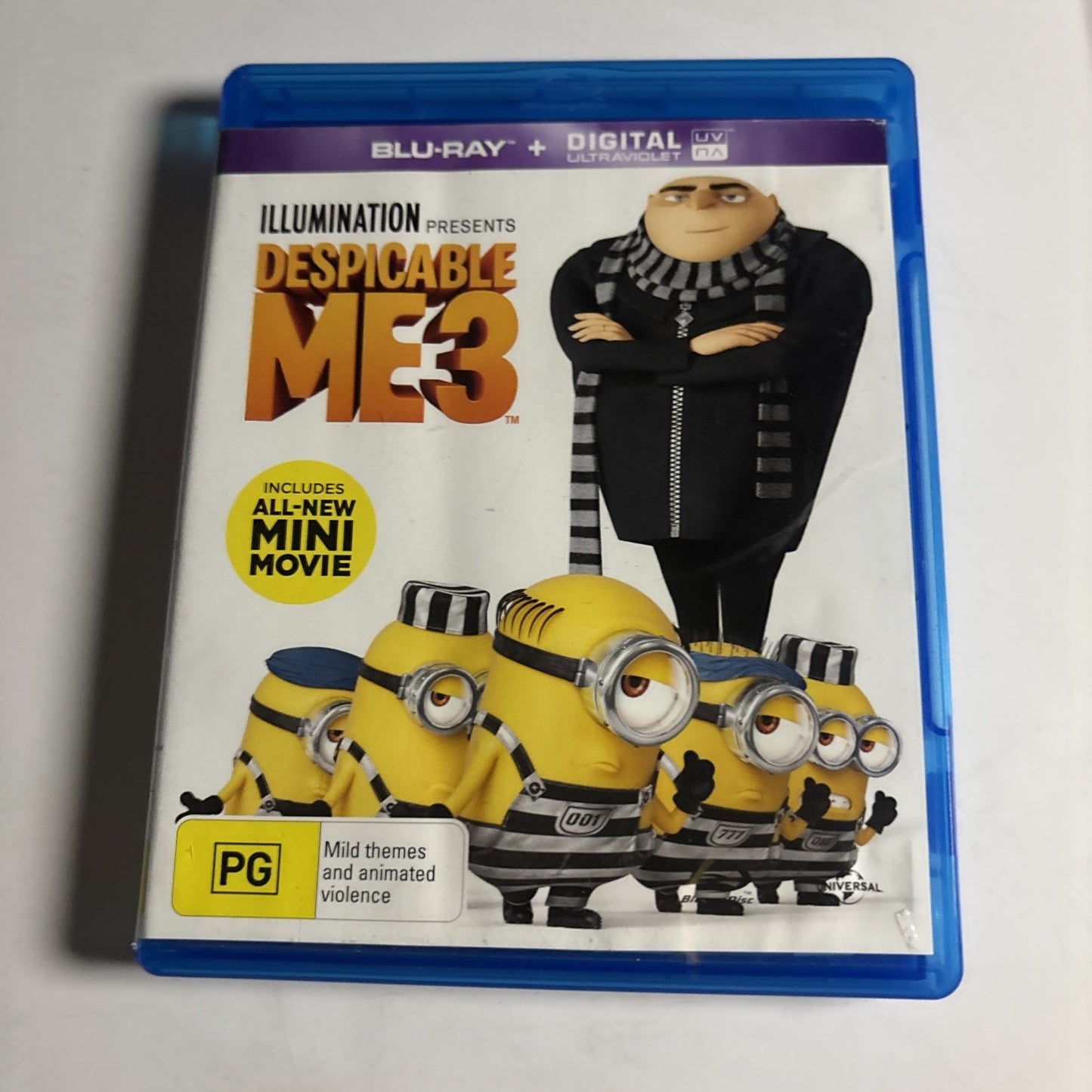 Despicable Me 3 (Blu-ray, 2017) Region B