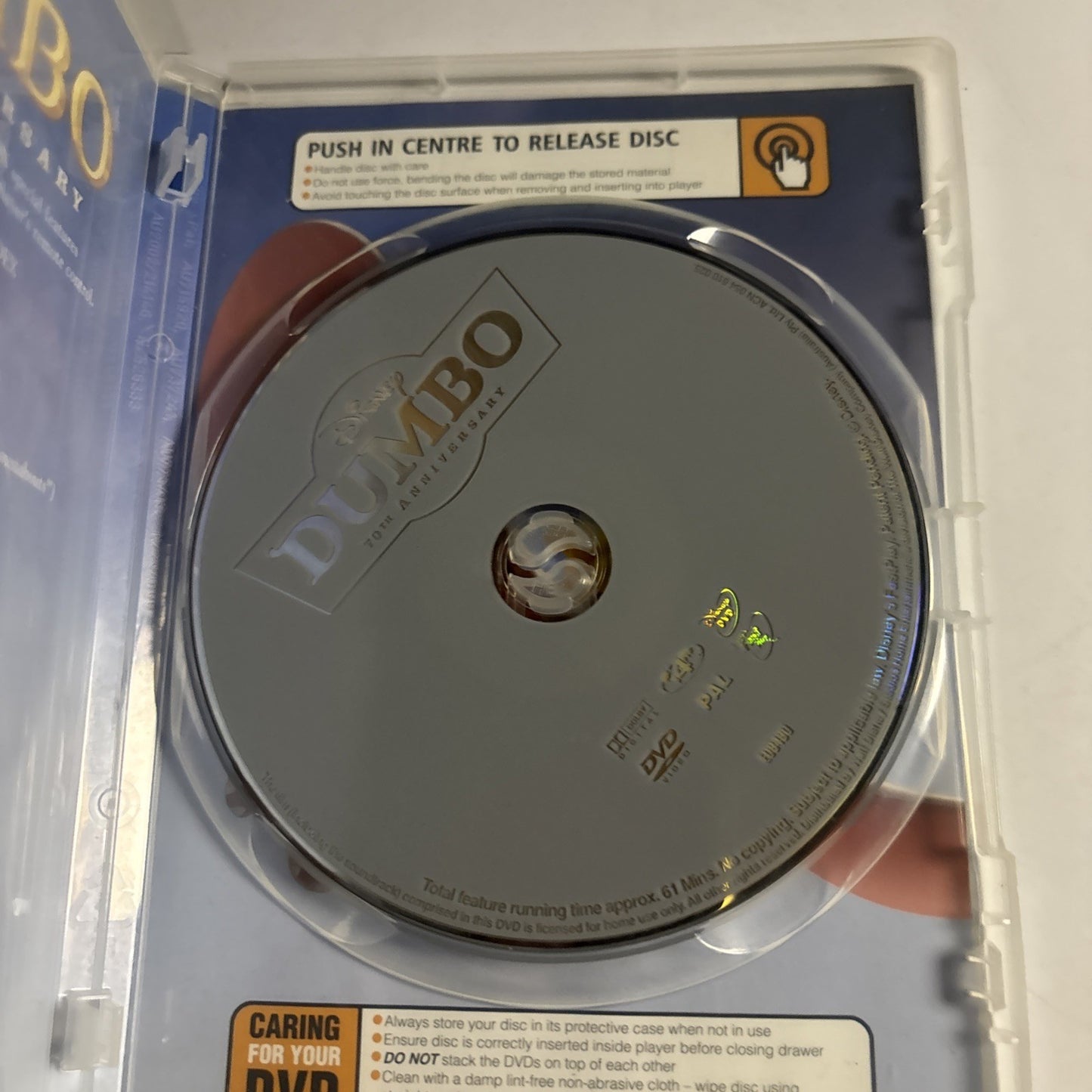 Dumbo (Special Edition, DVD, 1941) Disney Region 4