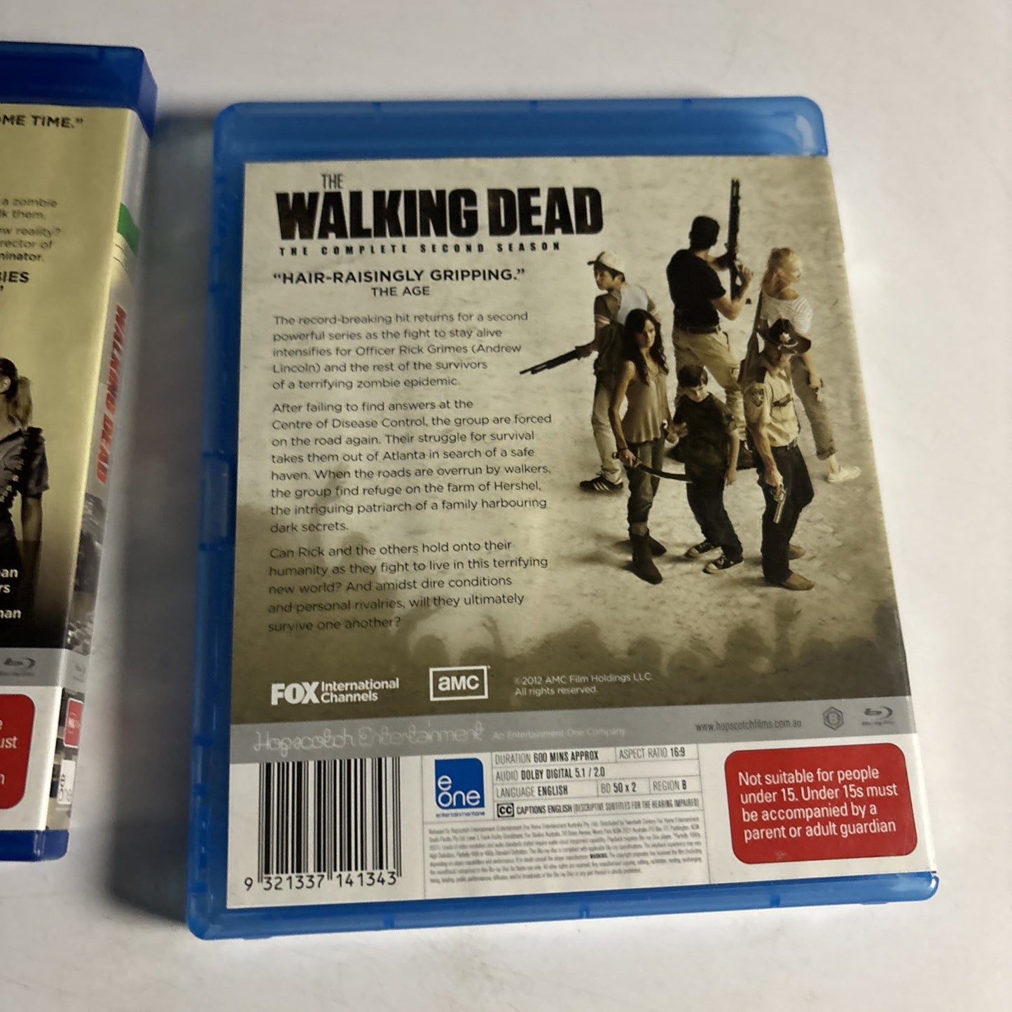 The Walking Dead : Season 1 &2 (Blu-ray, 2010, 4-Disc) Region B