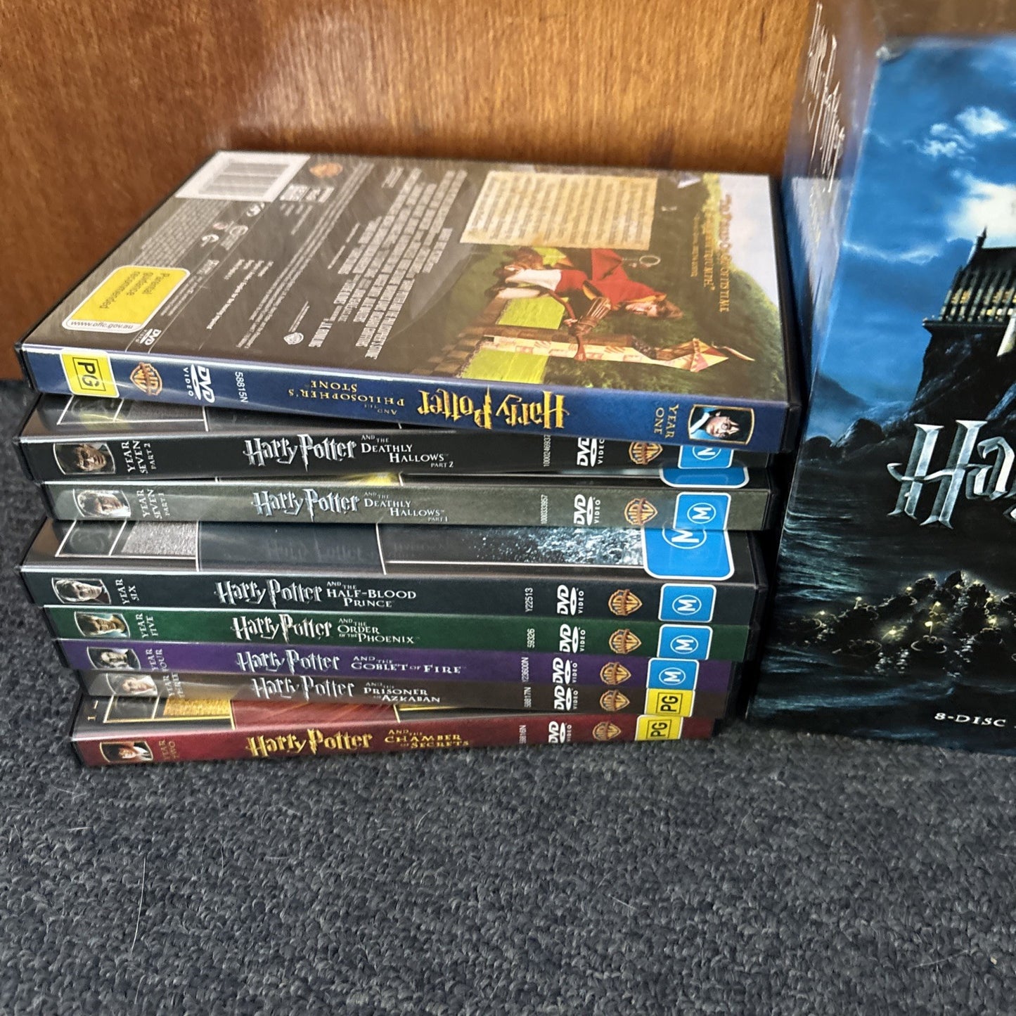 Harry Potter Collection - 8-Film Collection (DVD, 2011, 8-Disc) Region 4