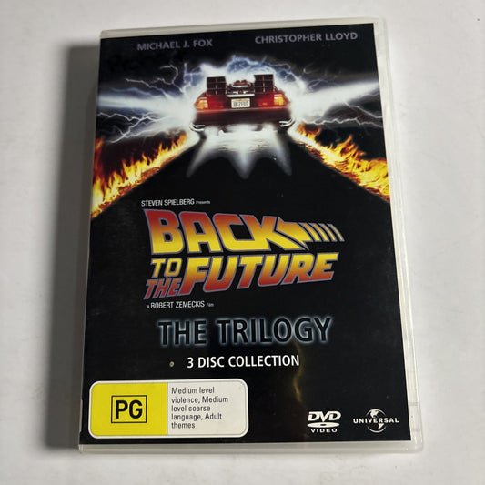 Back to the Future - The Trilogy 1 2 3 (DVD, 1985, 3-Disc) Michael J Fox Region4
